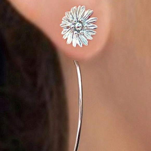 Jewelry - Fun Flower Earrings 925 Silver